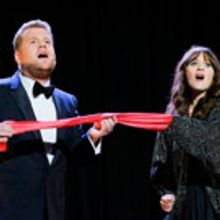 VIDEO: Zooey Deschanel & James Corden Sing a Twist on Lionel Richie Classic