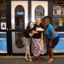 Photo Coverage: WAITRESS Gang Is Opening Up Joe's Pie Diner at the Brooks Atkinson…