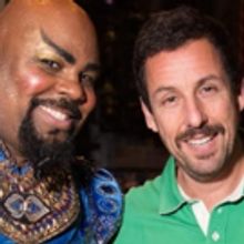 Photo Flash: Adam Sandler Attends ALADDIN on Broadway