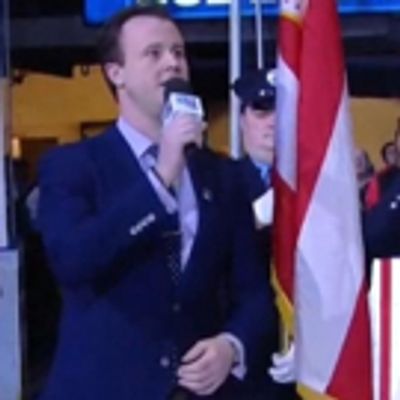 TV: JERSEY BOYS Star Quinn VanAntwerp Performs National Anthem at New York Rangers Game