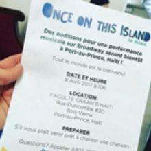 Photo Flash: ONCE ON THIS ISLAND Kicks Off Casting Search for Ti Moune in Haiti!