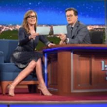 VIDEO: Broadway's Allison Janney Tries Out Stephen Colbert's 'Vocal Warm-Up' Routine
