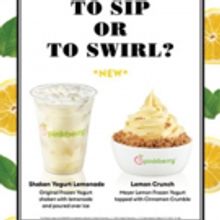 Pinkberry Sips and Swirls With Two New Lemon Flavored Treats