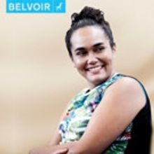 Positive image of Indigenous Dads on Stage at Belvoir