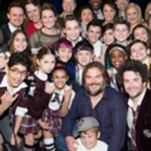 Photo Flash: Jack Black & Paul Rudd Visit Broadway's SCHOOL OF ROCK!