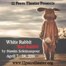 12 Peers Presents WHITE RABBI RED RABBIT by Nassim Soleimanpour This April