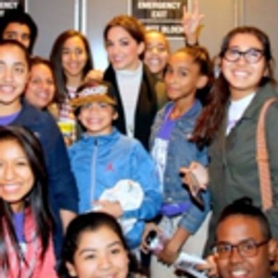 Photo Flash: R.Evolucion Latina's KIDS BEYOND BROADWAY Campers Meet the Stars of ON YOUR FEET!