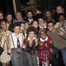 Photo Flash: Worlds Collide- SCHOOL OF ROCK Movie Cast Visits SCHOOL OF ROCK on…