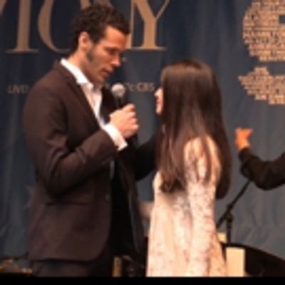 TV: Julia Udine and Jordan Donica Sing a PHANTOM Classic at Stars in the Alley!