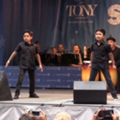 TV: The Boys of ON YOUR FEET! Conga Over to Stars on the Alley!