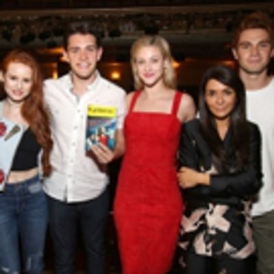 Photo Coverage: Cast of Teen Drama RIVERDALE Visits Broadway's BANDSTAND