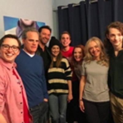 Photo Flash: Hugh Jackman Visits DEAR EVAN HANSEN