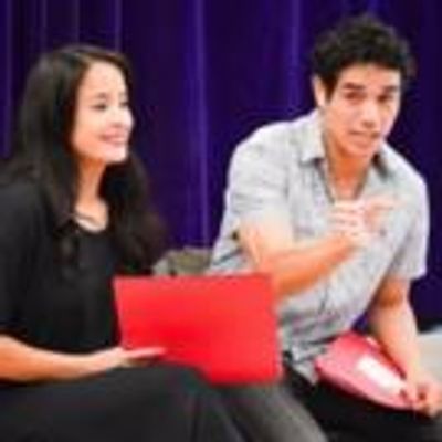 Photo Flash: ALADDIN&#039;s Adam Jacobs and Courtney Reed Teach Audition Masterclass