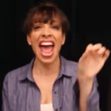 STAGE TUBE: Natalie Weiss Attempts to Help Ellyn Marie Marsh 'Break Down the Riffs'…