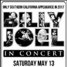 Billy Joel in Concert at Dodger Stadium This May; Tix on Sale 1/13