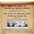 Theater To Go to Present Staged Reading of THE TRIAL OF ABRAHAM HUNT: AN AMERICAN…