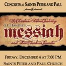 Saints Peter and Paul Choir and Orchestra to Perform Handel's MESSIAH, 12/4 in…