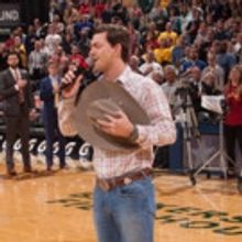 William Michael Morgan Performa National Anthem at Pacers vs Bulls Game