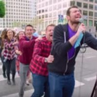 VIDEO: Watch James Corden & Billy Eichner in Carpool Karaoke-Inspired 'Curbside… Video