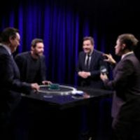 VIDEO: 'Eddie the Eagle's Hugh Jackman & Taron Egerton Play 'Catchphrase' on TONIGHT Video