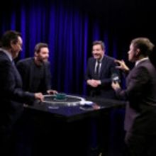 VIDEO: 'Eddie the Eagle's Hugh Jackman & Taron Egerton Play 'Catchphrase' on TONIGHT