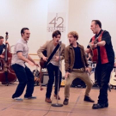 TV: MILLION DOLLAR QUARTET Gang Gets Back Together at Paper Mill Playhouse- Go Inside Rehearsal!
