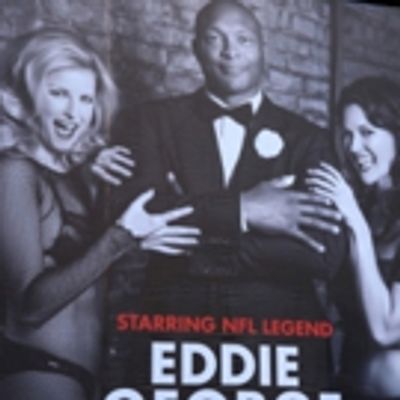 Up on the Marquee: Eddie George Gets a Times Square Billboard for His CHICAGO Debut!