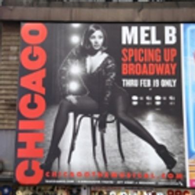 Photo Coverage: Mel B Graces Time Square in New CHICAGO Billboard