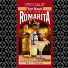 Tony Roma's Fans Have a Reason to Celebrate with National Romarita Day