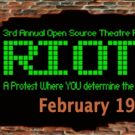 The Highwood Theatre to Stage New Play RIOT