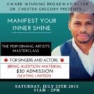Chester Gregory Hosts 'Manifest Your Inner Shine' MasterClass in Chicago Today