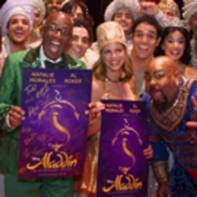Photo Flash: Natalie Morales and Al Roker Make Surprise Apperance in ALADDIN