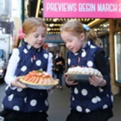 Photo Coverage: WAITRESS Welcomes Adorable Duo, Claire &amp; McKenna Keane; Previews Begin Tomorrow!