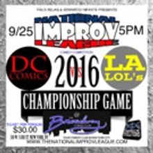 The Broadway Comedy Club Hosts the National Improv League Finals 9/25