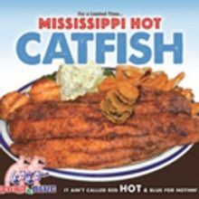 Mississippi Hot Catfish Available At Red Hot & Blue Restaurants For A Limited Time