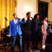 Photo Flash: Lin-Manuel Miranda & HAMILTON Cast Perform at the White House!