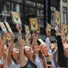 HARRY POTTER Fans Form 'Muggle Mob' Outside Scholastic Headquarters