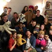Photo Flash: Jack Gleeson and Cast of Bears in Space Visit AVENUE Q