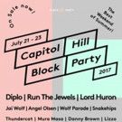 The Jewels Among Headliners for 2017 Capitol Hill Block Party