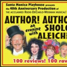 AUTHOR! AUTHOR! - AN EVENING WITH SHOLOM ALEICHEM Returns to Santa Monica Playhouse T