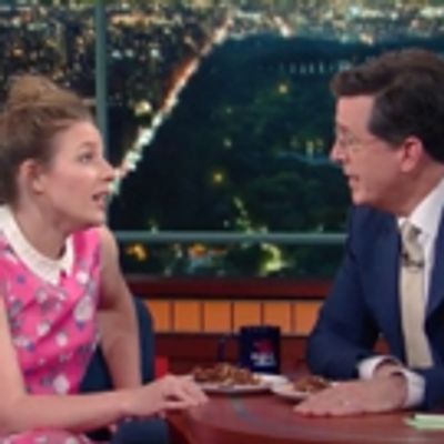 VIDEO: WAITRESS' Jessie Mueller & Stephen Colbert Sing Carole King Classic Over Pecan Pie