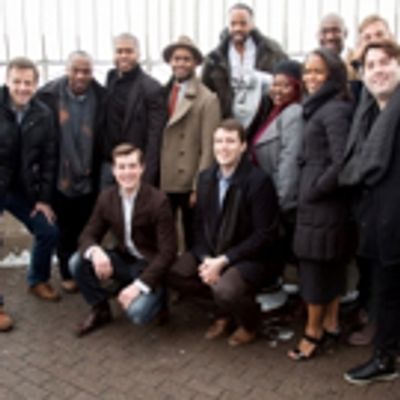 Photo Coverage: THE BOOK OF MORMON Cast Celebrates 5 Years on Broadway at the Empire State Building!