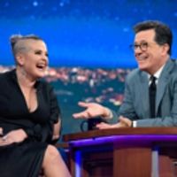 VIDEO: Kelly Osbourne Shares a 'High' Text From Dad Ozzy on LATE SHOW Video