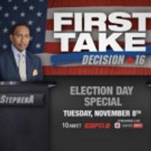 ESPN2 to Air FIRST TAKE Veteran's Day and Election Day Specials Next Week