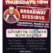 'SUNDAY IN THE PARK' Stars Slated for This Week's BROADWAY SESSIONS