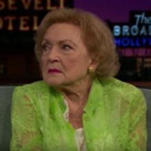 VIDEO: Betty White Shows Off Her Best Poker Face on LATE LATE SHOW