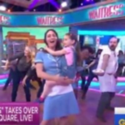 VIDEO: Sara Bareilles & Cast of WAITRESS Give Surprise Pop-Up Performance on GMA