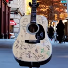 #4Chords4Cancer Guitar, Signed by SCHOOL OF ROCK Cast, Laura Benanti & More, Up for…