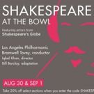 SHAKESPEARE AT THE BOWL with Actors from Shakespeare's Globe plus a Discount on Tickets