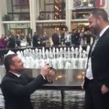 STAGE TUBE: 'Love Changes Everything' in Surprise Proposal on Lincoln Center Plaza